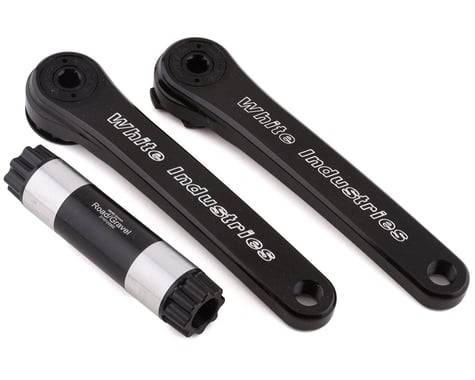 White Industries R30 Road Cranks (Anodized Black) (30mm Spindle) (170mm)